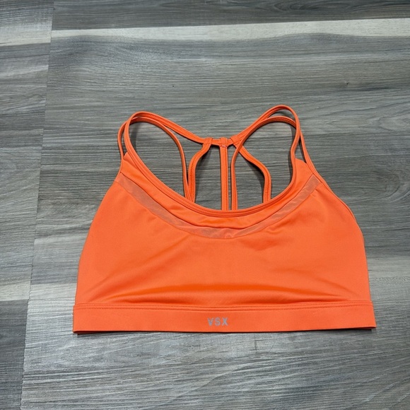 Victorias Secret VSX Vibrant Orange Sports Bra size XS - Picture 2 of 6